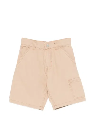Molo Kids' Archie Cargo-pocket Shorts In Neutral