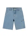 Molo Boy's Archie Denim Shorts In Blue