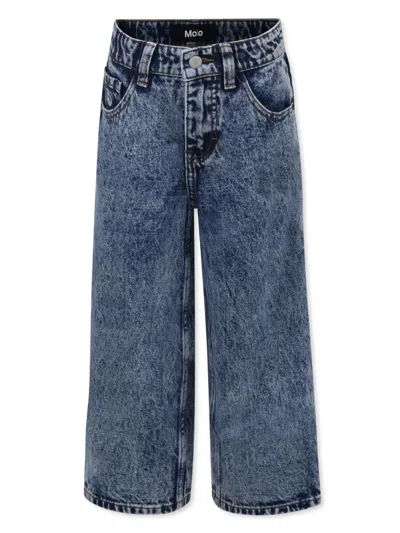 Molo Kids' Aska Jeans In Blue