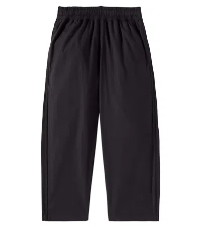 Molo Kids' Aster Cotton Pants In Black