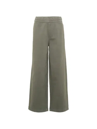Molo Kids' Aster Elasticated-waist Wide-leg Trousers In Grey