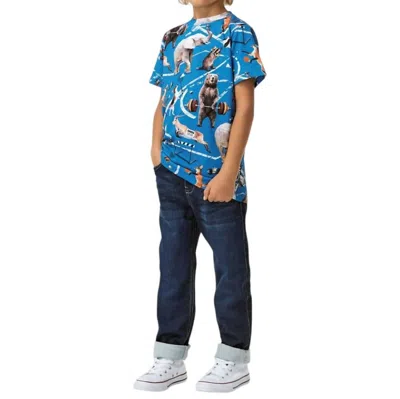 Molo Kids' Augustino Denim Jeans In Dark Indigo In Blue
