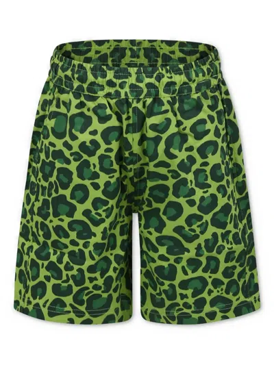 Molo Kids' Avart Shorts In Green