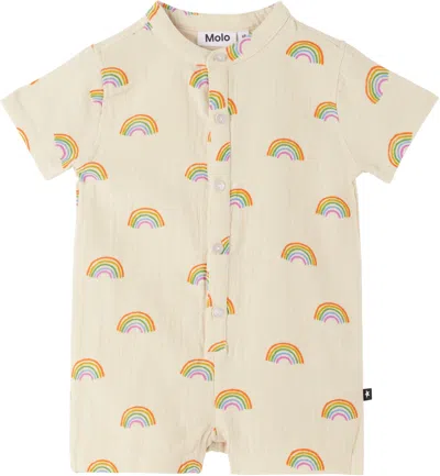 Molo Baby Beige Falkone Romper In Neutral