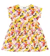 Molo Baby Channi Floral Cotton-blend Dress In Baby Roses