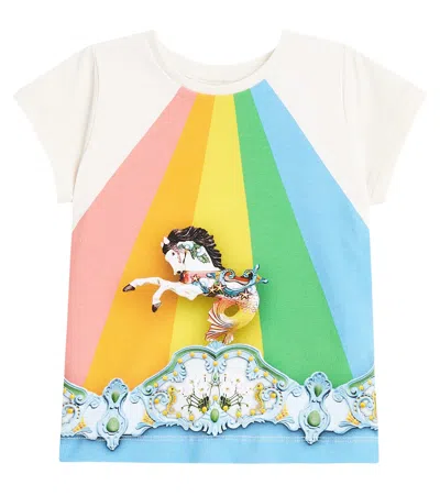 Molo Baby Elly Cotton-blend Top In White