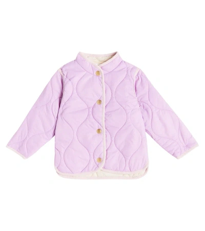 Molo Baby Harrie Quilted Jacket In Helio