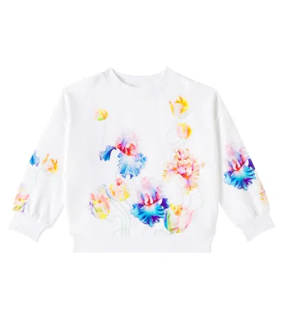 Molo Kids' Baby Maxi Cotton Sweatshirt In Pink