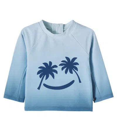 Molo Baby Nemo Printed Rashguard Top In Blue