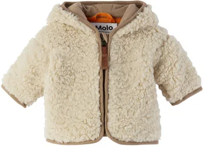 Molo Baby Off-white Ummi Jacket In 8955 White Noise