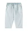 Molo Baby Sois Cotton Pants In Blue