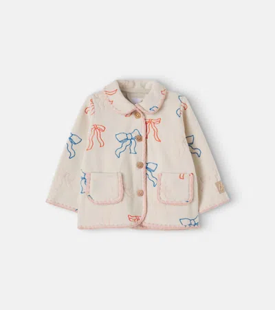Molo Baby Ursula Fleece Jacket In White