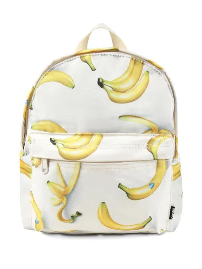 Molo Banana-print Backpack In 中性色