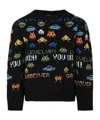 Molo Barri Pullover Mit Pixel-jacquard In Black