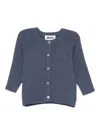 Molo Basta Buttoned Cardigan In Blue