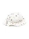 Molo Bee-print Sun Hat In White