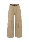 Molo Beige Five-pocket Trousers In Brown