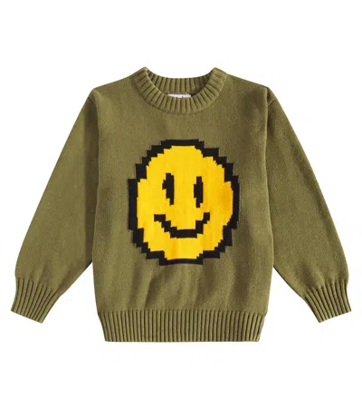Molo Kids' Bello Cotton And Wool Jumper In Growth