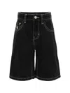 Molo Belt-loop Buttoned Shorts In Black