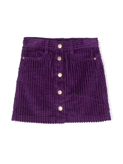 Molo Kids' Bera Chenille Skirt In Purple