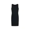 Molo Round Collar Sleeveless Dress In Black