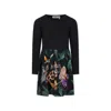 Molo Animal-print Dress In Black
