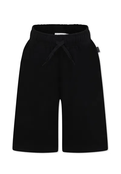 Molo Kids' Black Shorts For Boy
