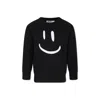Molo Mike Printed Cotton Sweatshirt In Black