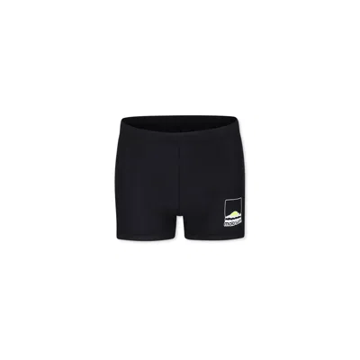 Molo Kids' Boxer Swimming Shorts In Black