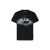 Molo Black T-shirt Rodney With Headset Print For Boy In Black