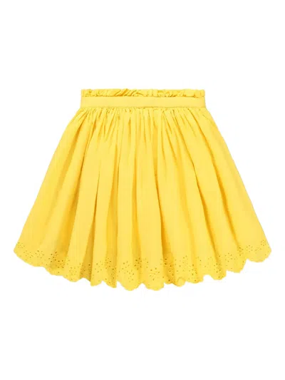 Molo Kids' Blanca Skirt In Yellow
