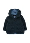 Molo Blue Coat For Babykids With Ears In Blue