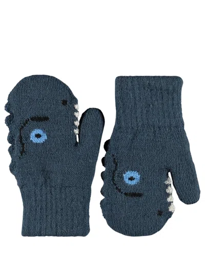 Molo Blue Mittens "kenau"