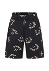 Molo Blue Shorts For Boy With Smiley In Blue