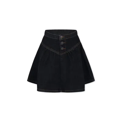 Molo Kids' Blue Skirt For Girl In Denim