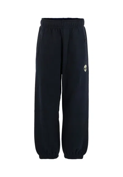 Molo Kids' Blue Trousers For Boy With Alien
