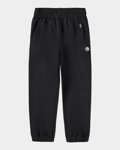 Molo Kids' Boy's Allen Jogger Pants In Black