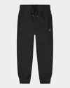 Molo Alvar Smile-embroidery Tracksuit Bottom In Black
