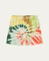 Molo Boy's Amil Tie-dye Shorts In Light Colourful