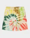 Molo Boy's Amil Tie-dye Shorts In Light Colourful