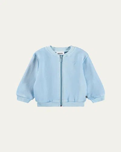 Molo Kids' Boy's Dazzle Zip Jacket In Blue
