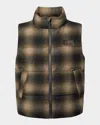Molo Boy's Heike Puffer Vest In Brown