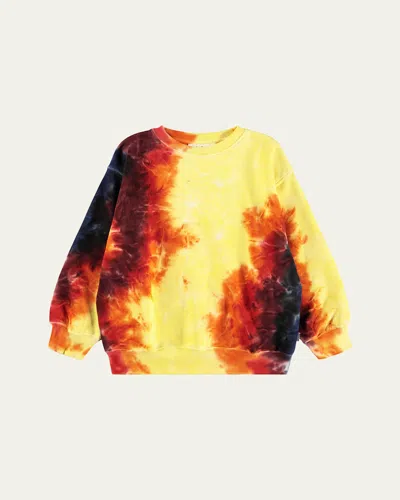 Molo Kids' Boy's Monti Sweatshirt In Yellow