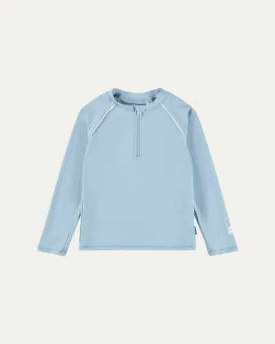 Molo Kids' Boy's Noble Rashguard Top In Blue