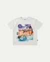 Molo Boy's Rame Collage Surf Short-sleeve T-shirt In Collage Surf