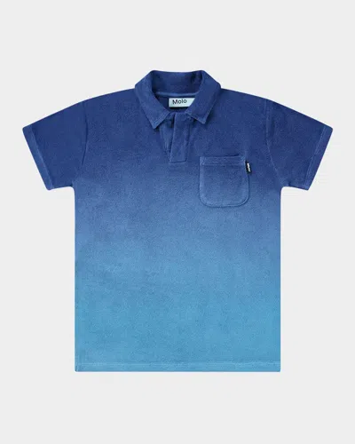 MOLO BOY'S RANDEL ORGANIC COTTON SHORT-SLEEVE POLO SHIRT