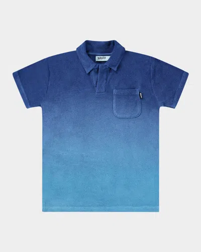 MOLO BOY'S RANDEL ORGANIC COTTON SHORT-SLEEVE POLO SHIRT