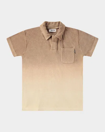 MOLO BOY'S RANDEL ORGANIC COTTON SHORT-SLEEVE POLO SHIRT