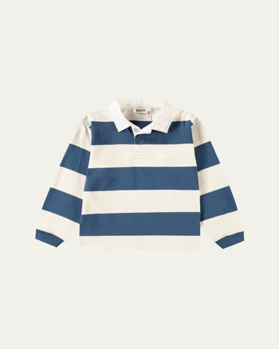 MOLO BOY'S RELZ LONG-SLEEVE POLO SHIRT
