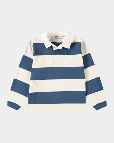 MOLO BOY'S RELZ LONG-SLEEVE POLO SHIRT